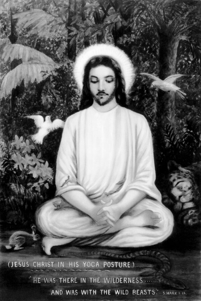 Historical illustration reproduced in The Christ of India manuscript